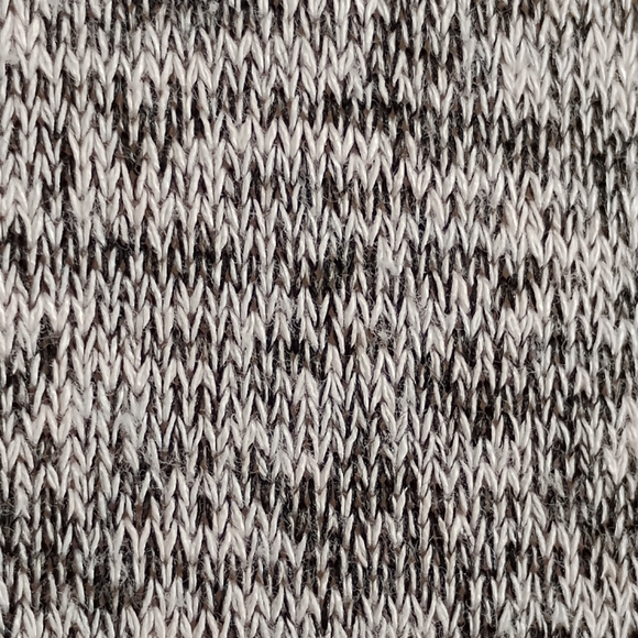 Women's French Atmosphere White & Grey Heathered Flowy Lightweight Knit Sweater - Picture 10 of 14